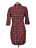 Alexia Admor 100% Polyester Tweed Red Casual Dress Size 14 - photo 2