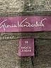Gloria Vanderbilt Chevron-herringbone Gray Active Pants Size 14 - photo 7