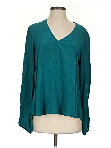 Lavender Brown Long Sleeve Blouse (view 1)
