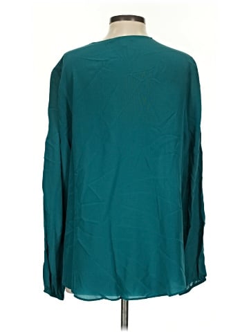 Lavender Brown Long Sleeve Blouse (view 2)