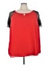 Torrid 100% Nylon Red Short Sleeve Blouse Size 4X Plus (4) - photo 1