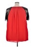 Torrid 100% Nylon Red Short Sleeve Blouse Size 4X Plus (4) - photo 2