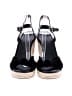 Coach 100% Leather Black Wedges Size 9 - photo 2
