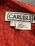 Carlisle Red Long Sleeve Blouse Size 6 - photo 7