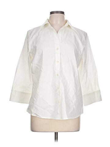 Eddie Bauer 3/4 Sleeve Button-Down Shirt (view 1)