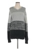 Guess 100% Cotton Color Block Gray Pullover Sweater Size L - photo 1