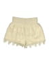 Stella Luce 100% Polyester Ivory Shorts Size M - photo 2