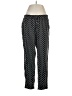 Chaps Print Black Casual Pants Size M - photo 1