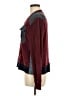 Moschino Jeans Color Block Burgundy Pullover Sweater Size M - photo 5