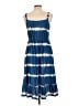 BLOOMCHIC Tie-dye Blue Casual Dress Size 12 - photo 2