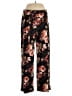 Joan Vass Floral Black Casual Pants Size L - photo 1