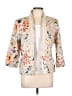 Notations 100% Polyester Floral Ivory Blazer Size L - photo 1