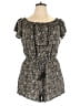 Rewind 100% Rayon Animal Print Brown Romper Size XL - photo 1