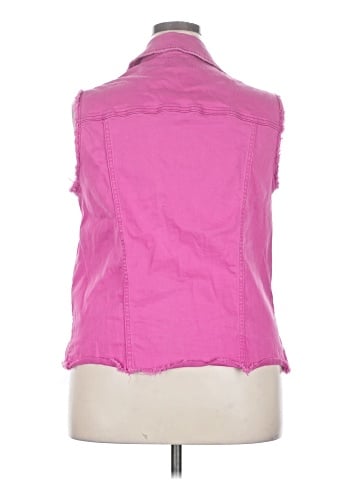 LOGO by Lori Goldstein Denim Vest (view 2)