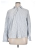 MICHAEL Michael Kors Stripes Blue Long Sleeve Button-Down Shirt Size XL - photo 1