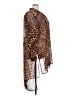 Highlights 100% Polyester Animal Print Brown 3/4 Sleeve Blouse Size 3X - photo 4