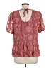 Daniel Rainn 100% Polyester Pink Short Sleeve Blouse Size L - photo 2