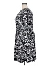 Hem & Thread Print Black Casual Dress Size 2X - photo 5