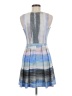 Black Halo Graphic Blue Cocktail Dress Size 6 - photo 2