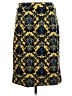 Brixon Ivy 100% Polyester Print Yellow Formal Skirt Size L - photo 2