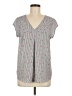 DR2 100% Polyester Gray Short Sleeve Blouse Size M - photo 1