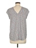 DR2 100% Polyester Gray Short Sleeve Blouse Size M - photo 2