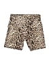 Onzie Animal Print Gold Athletic Shorts Size 18 - photo 2