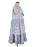 Umgee 100% Polyester Paisley Blue Casual Dress Size M - photo 4