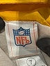 NFL 100% Nylon Color Block Yellow Windbreaker Size 7 - photo 3