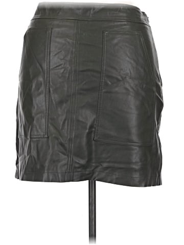 Ann Taylor LOFT Faux Leather Skirt (view 2)