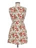 MAX 100% Rayon Floral White Casual Dress Size M - photo 2