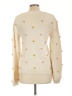 Blu Pepper Polka Dots Ivory Pullover Sweater Size L - photo 2