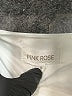 Pink Rose Ivory White 3/4 Sleeve T-Shirt Size S - photo 7