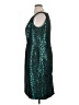 Kasper 100% Polyester Animal Print Teal Cocktail Dress Size 14 - photo 5