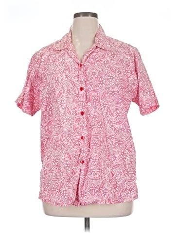 Blue Ginger Short Sleeve Button-Down Shirt (view 1)