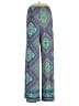 Live and Let Live Print Blue Casual Pants Size M - photo 1