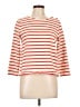 Sézane 100% Cotton Orange 3/4 Sleeve Top Size L - photo 1