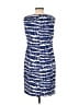 Evan Picone Graphic Blue Casual Dress Size 10 - photo 2