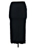 Leith Solid Black Casual Skirt Size M - photo 1
