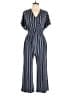 Express Outlet Stripes Blue Jumpsuit Size M - photo 1