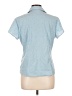 Covington Blue Short Sleeve Blouse Size L - photo 2