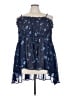 Torrid 100% Polyester Blue Tank Top Size 4X Plus (4) - photo 1