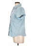 Covington Blue Short Sleeve Blouse Size L - photo 5
