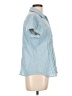 Covington Blue Short Sleeve Blouse Size L - photo 4