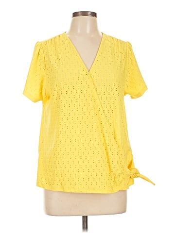 MICHAEL Michael Kors Short Sleeve Blouse (view 1)