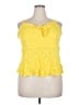 Torrid 100% Rayon Yellow Sleeveless Blouse Size 3X Plus (3) - photo 1