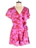 Do & Be 100% Polyester Hearts Pink Romper Size L - photo 1