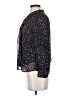 Aqua 100% Polyester Black Long Sleeve Blouse Size XS - photo 5
