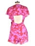 Do & Be 100% Polyester Hearts Pink Romper Size L - photo 2