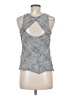 Le Lis Silver Sleeveless Blouse Size M - photo 2